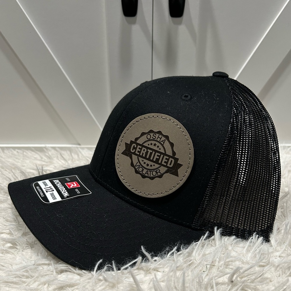 Trucker SnapBack Richardson 112 Hat. OSHA